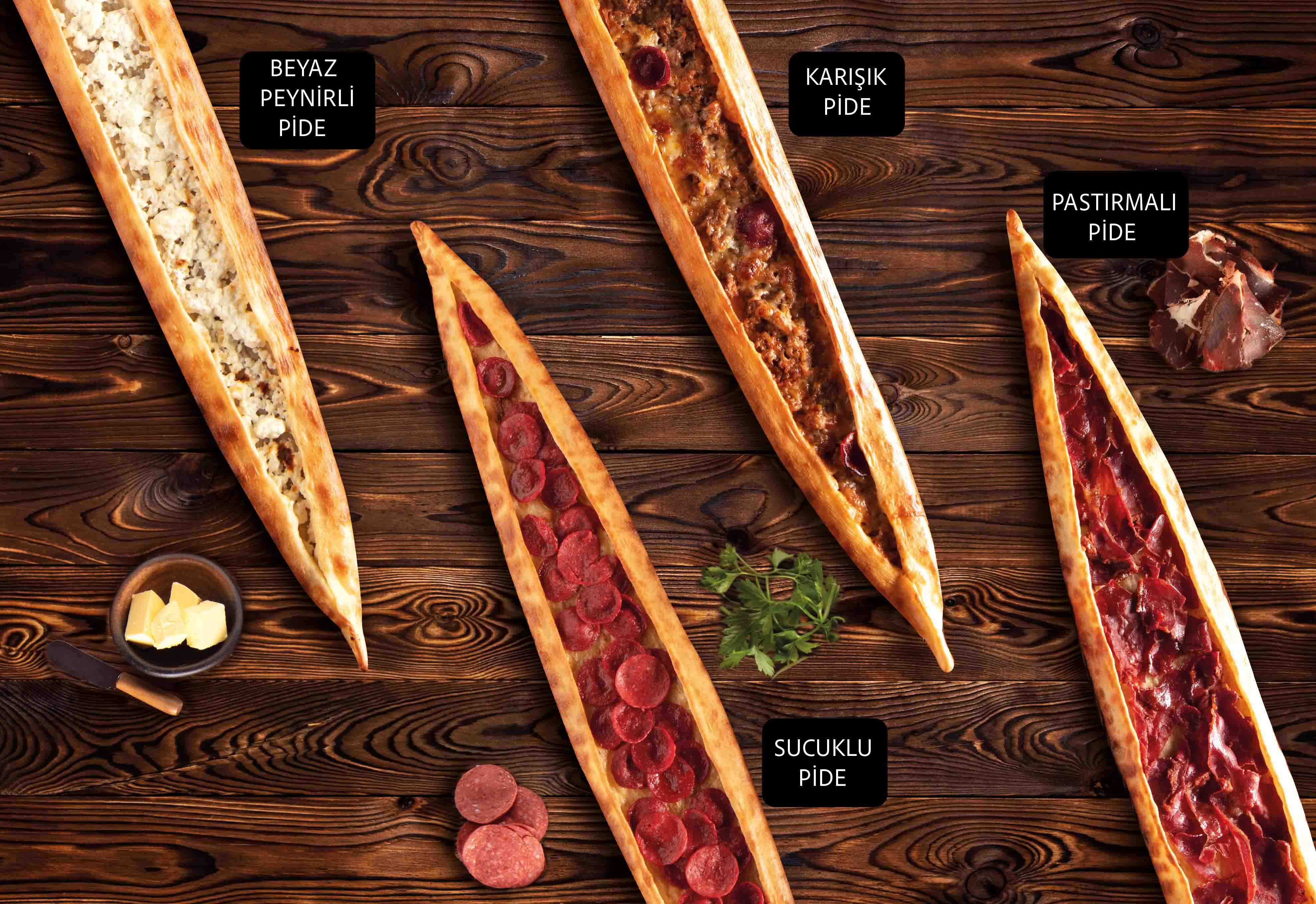 Sucuklu Pide